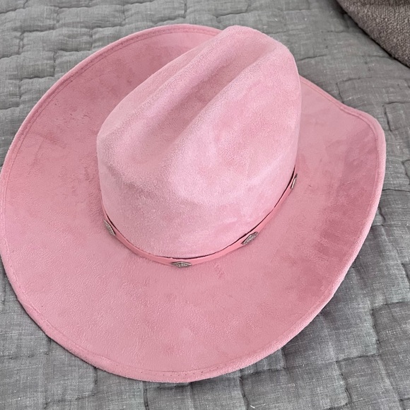 ASN Hats Dolly Pink Women's Cowboy Hat with Decorative Band - Picture 7 of 10